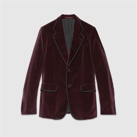 gucci velvet jacket